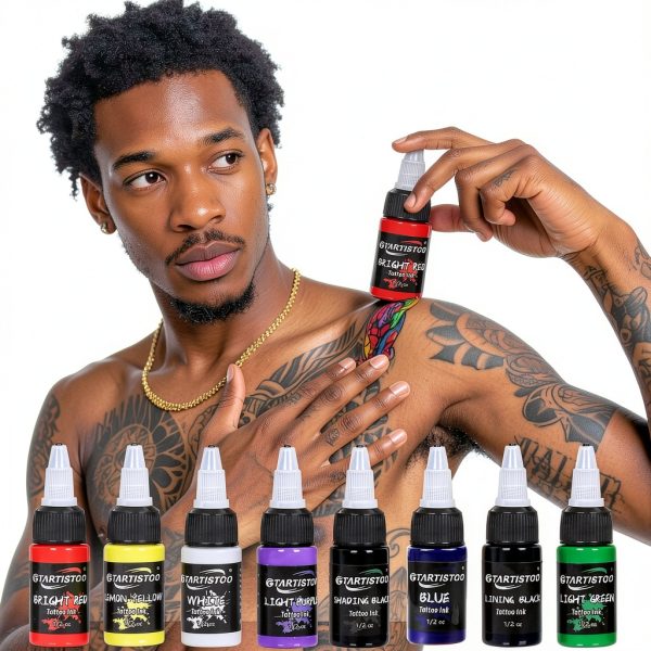 Tattoo Ink 8 Color Set by GTARTISTOO-5