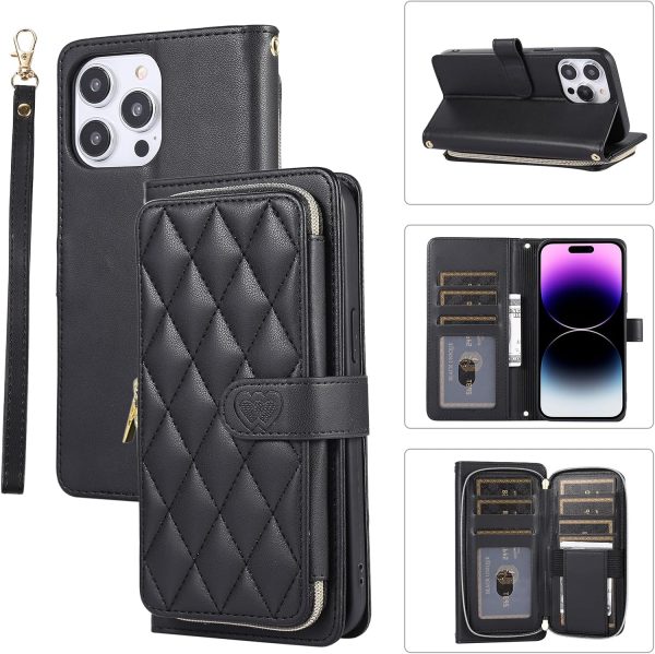 YYKeji iPhone 14 Pro Max Wallet Case-0