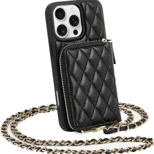 LAMEEKU iPhone 16 Pro Flip Wallet Case-0
