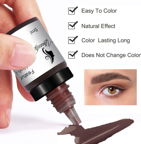Ybeauty Tattoo Ink 6 Colors Microblading Pigment-2