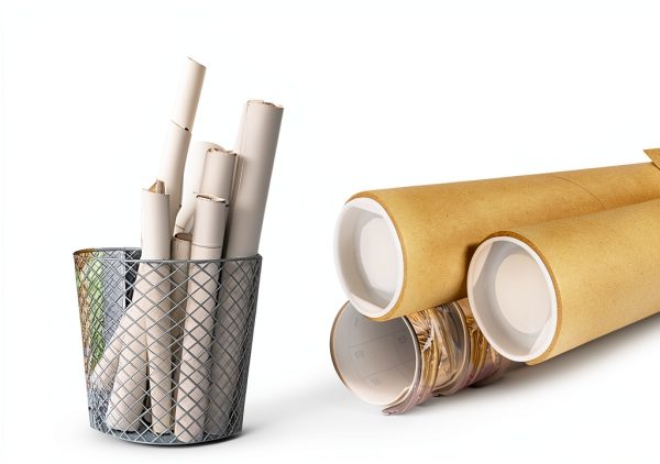 Mailing Tube GIEHOUGRIO Yellow Kraft 2x12-3