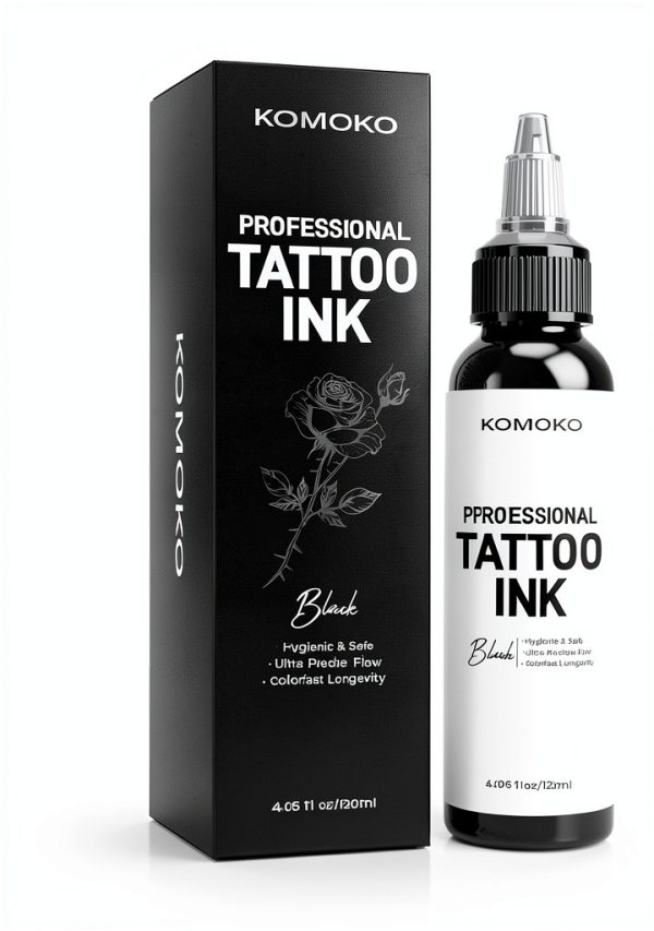Tattoo Ink Black Komoko Pre‑Dispersed Professional-0