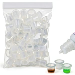 Tattoo Ink Caps RAQEHO Plastic Durable Small Size-0