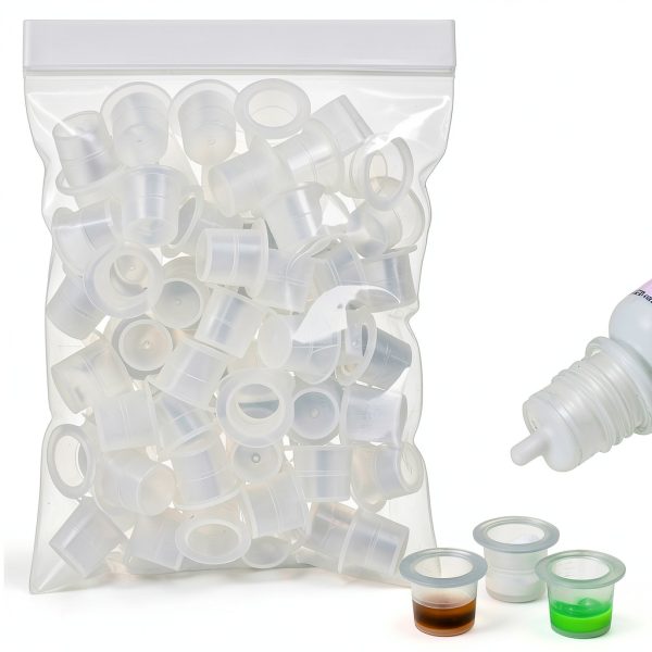 Tattoo Ink Caps RAQEHO Plastic Durable Small Size-0
