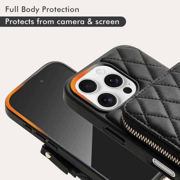 LAMEEKU iPhone 16 Pro Flip Wallet Case-6