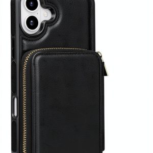 iPhone 17 Pro Max Luxury PU Leather Case-0