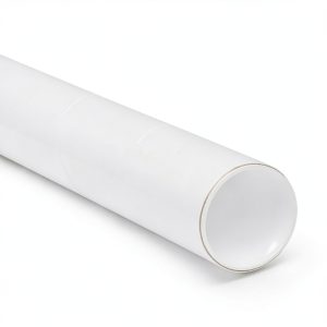 White Mailing Tube P3024W 24x3 Inch Spiral Design-0