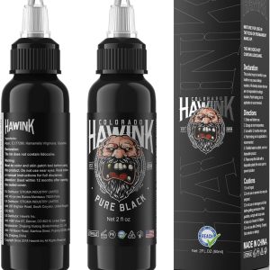 Hawink Tattoo Ink Black 60ml Concentrated-0