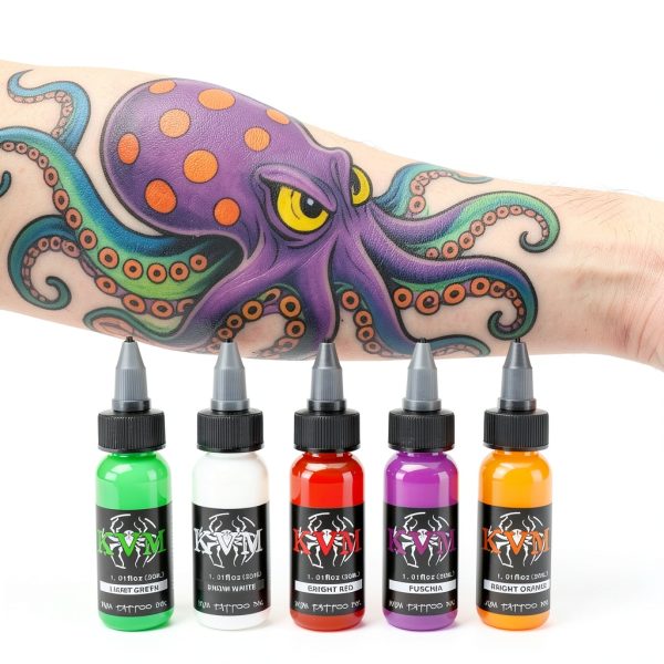 Tattoo Ink KVM Smooth Flow Professional Tattoo Ink-7