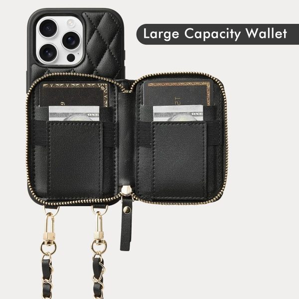LAMEEKU iPhone 16 Pro Flip Wallet Case-1