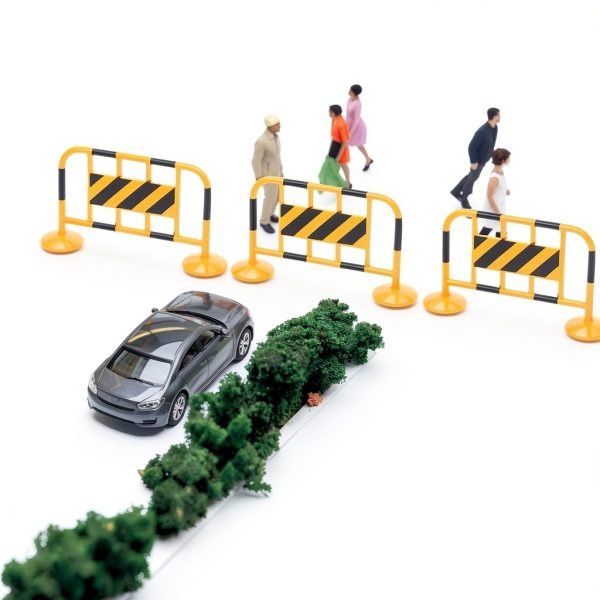 Wakauto Mini Traffic Cones Resin Kids Toy-6