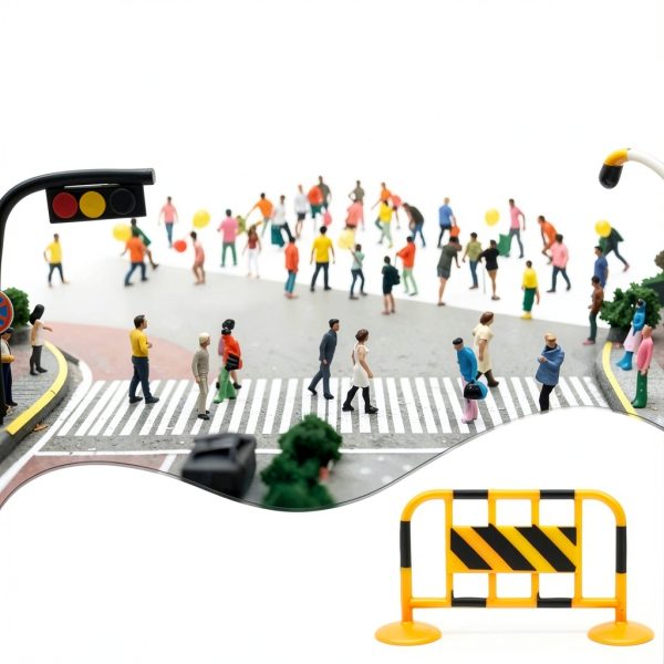 Wakauto Mini Traffic Cones Resin Kids Toy-5