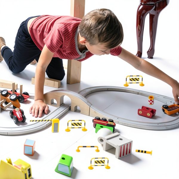 LALADEFIEE Plastic Traffic Sign Playset for Kids-8