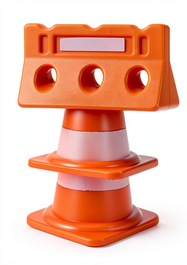 TEHAUX Mini Traffic Cones and Fences Set Educational Play Toy 14+-4
