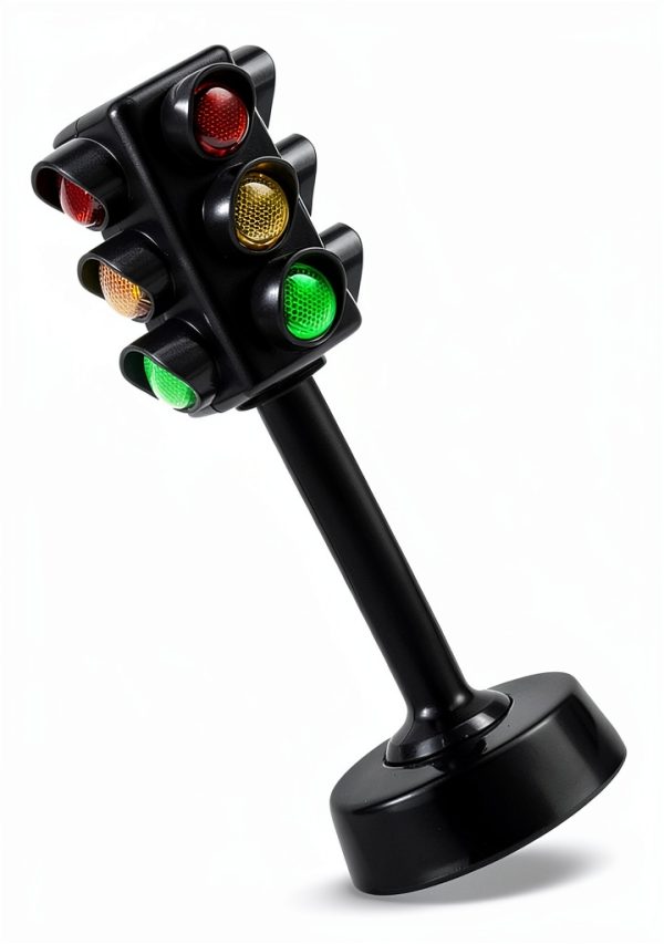 Toddmomy Mini Traffic Light Toy ABS Durable Realistic Sound for Kids-1
