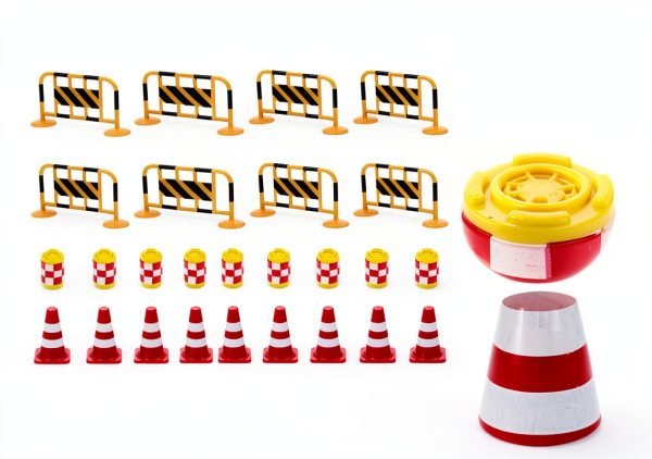 Mini Traffic Signs Set OFFIGAM ABS Educational Road Sign Kit for Kids-8
