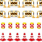 Mini Traffic Signs Set OFFIGAM ABS Educational Road Sign Kit for Kids-0