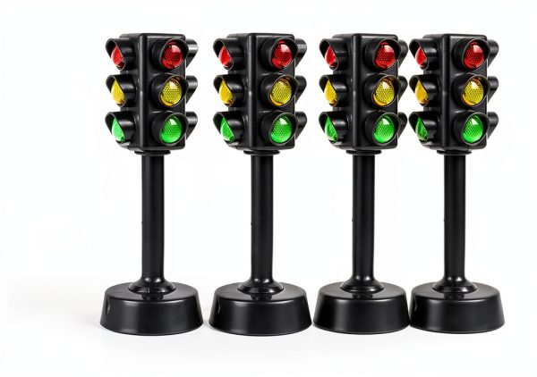 Toddmomy Mini Traffic Light Toy ABS Durable Realistic Sound for Kids-6
