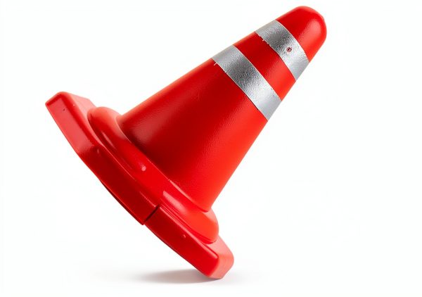 Toddmomy Traffic Sign Model Mini Plastic Road Cone for Kids-1