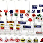 Toddmomy Traffic Sign Set 56pcs Plastic Kids Toy – Creative Play-0