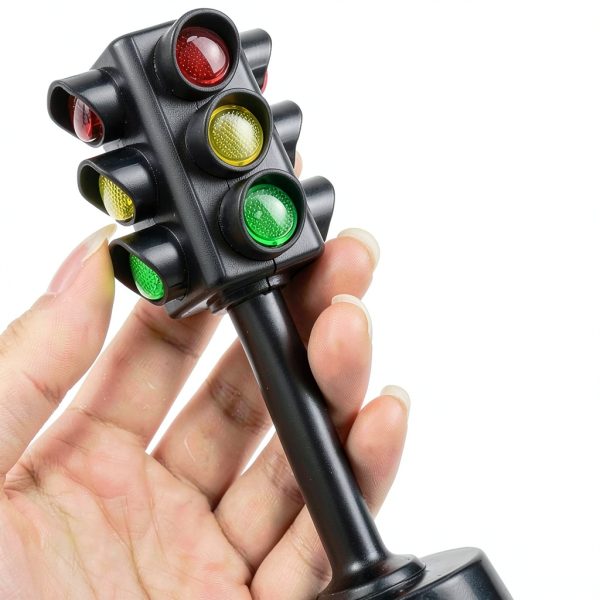 Toddmomy Mini Traffic Light Toy ABS Durable Realistic Sound for Kids-4