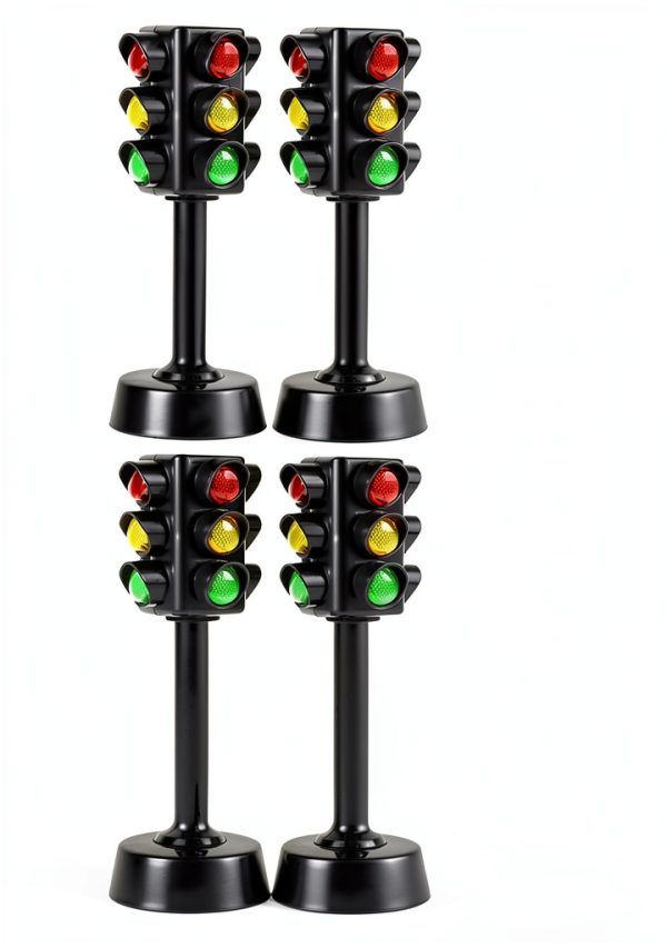 Toddmomy Mini Traffic Light Toy ABS Durable Realistic Sound for Kids-7