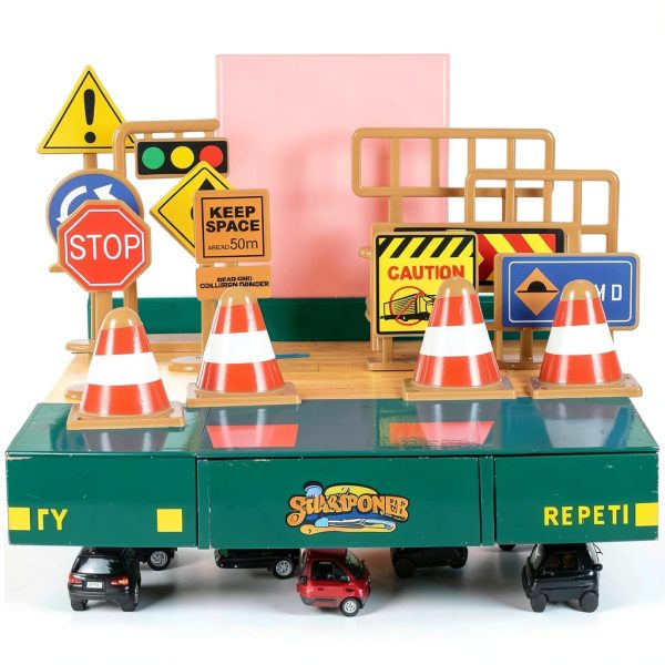 Kids Traffic Sign Toy by jarbins Compact Durable Plastic Road Sign-6