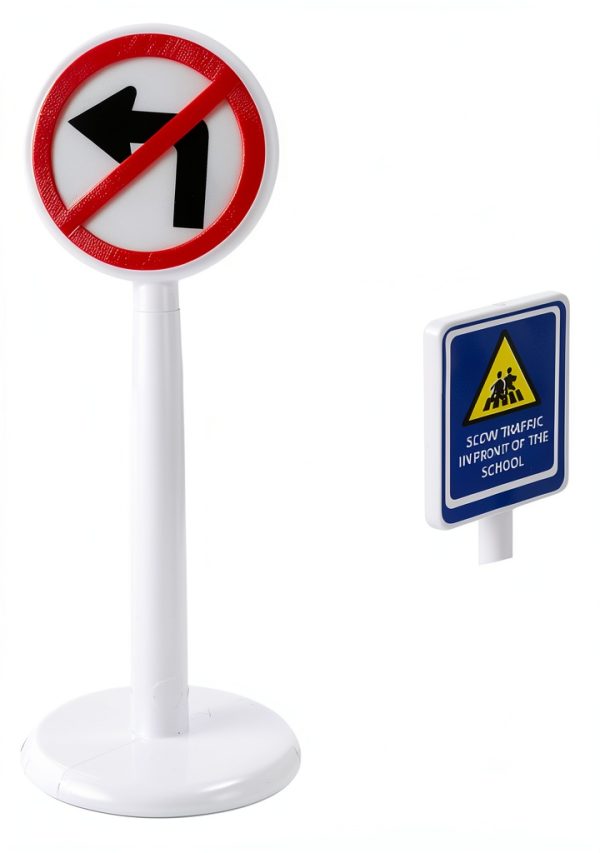 Toddmomy Traffic Sign Set 56pcs Plastic Kids Toy – Creative Play-5