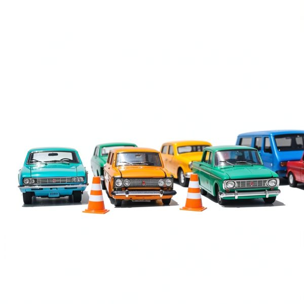 Mini Traffic Cones Homoyoyo Educational Toy Set 6 Pack Compact Durable-3