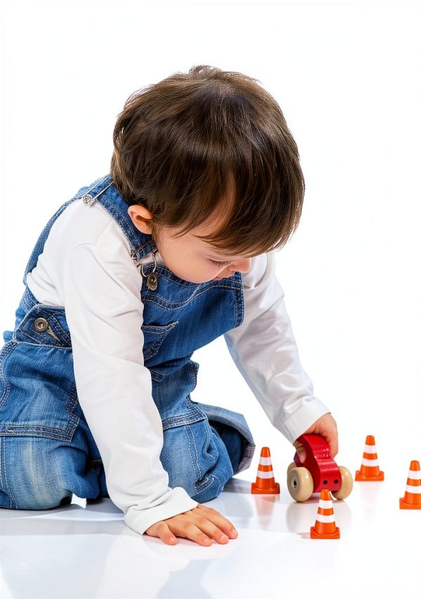 jojofuny Miniature Traffic Cone Set for Kids Educational Toy 2.5x1 cm-1