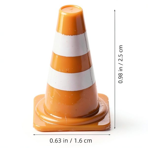 Mini Traffic Cones Homoyoyo Educational Toy Set 6 Pack Compact Durable-1