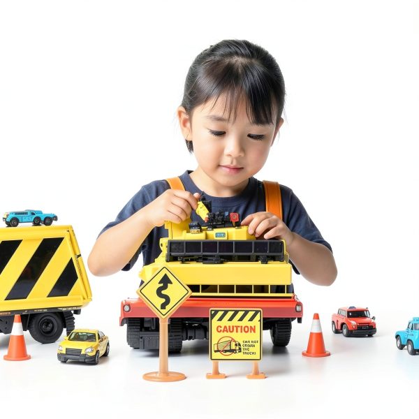 Kids Traffic Sign Toy by jarbins Compact Durable Plastic Road Sign-5