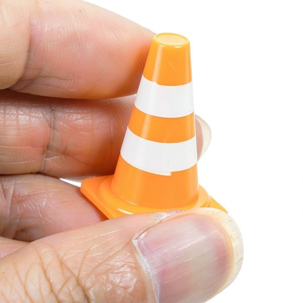 Mini Traffic Cones Homoyoyo Educational Toy Set 6 Pack Compact Durable-7