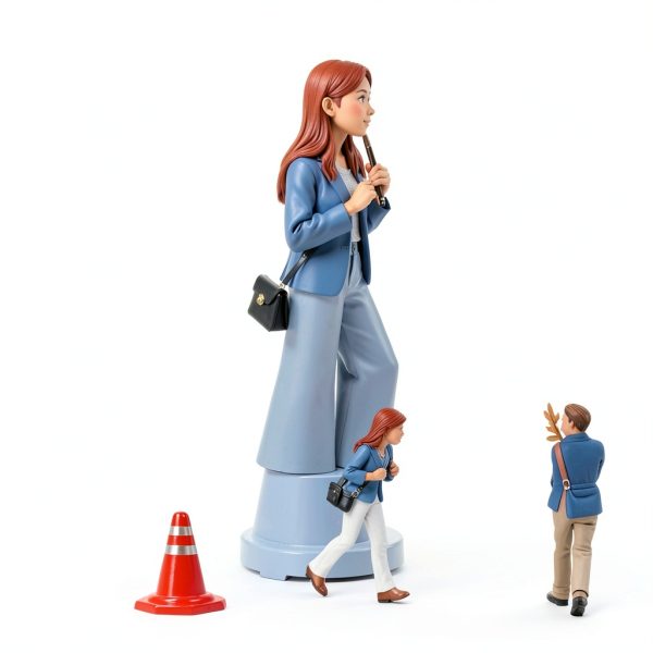 Toddmomy Traffic Sign Model Mini Plastic Road Cone for Kids-5