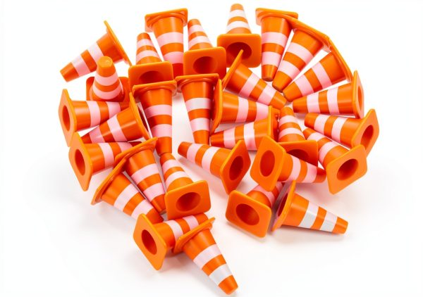 Kids Traffic Sign Set by Gadpiparty Orange Plastic 4377T7FWN017N9XH-0