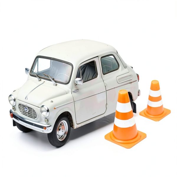 Mini Traffic Cones Homoyoyo Educational Toy Set 6 Pack Compact Durable-5