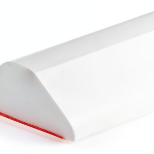 Collapsible Shower Water Dam Duzzy 67" White Silicone Barrier-0