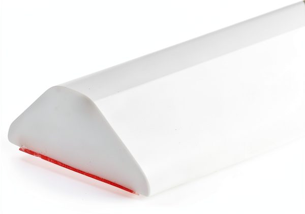 Collapsible Shower Water Dam Duzzy 67" White Silicone Barrier-0