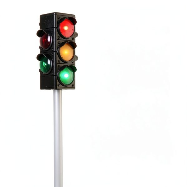 Attatoy Large Traffic Signs Playset 32pc Set with 42in Light Up Sign-2