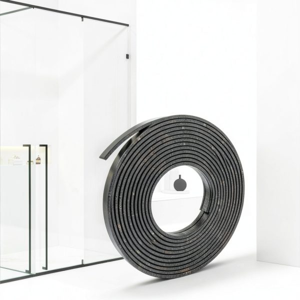 CHUNNIAO Magnetic Strips for Shower Door 3/8" x 1/8" 13ft Black-1