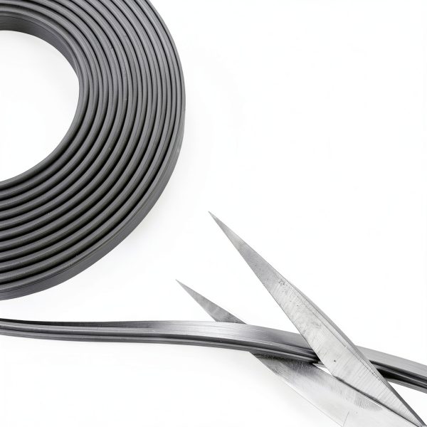 CHUNNIAO Magnetic Strips for Shower Door 3/8" x 1/8" 13ft Black-4