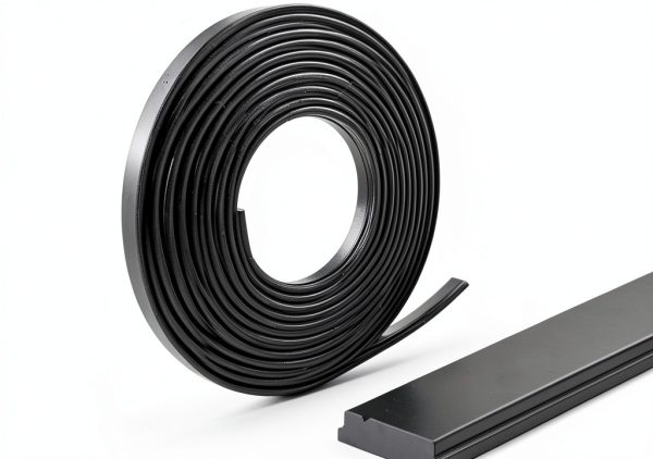 CHUNNIAO Magnetic Strips for Shower Door 3/8" x 1/8" 13ft Black-0
