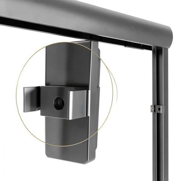 Shower Doors, 56–60'' W x 72'' H Sliding Glass Shower Door, Matte Black Aluminum Frame, 1/4'' (6mm) High-Strength Tempered Glass, for Walk-in Showers-3