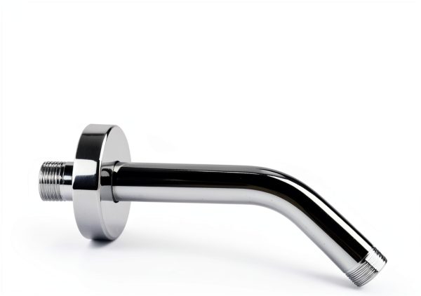 NearMoon Shower Arm with Flange, Made of 304 Stainless Steel Shower Extension Extender Pipe, Wall-Mounted for Fixed Bathroom Showerhead, Never Rust (6 Inch, Chrome Finish)-1