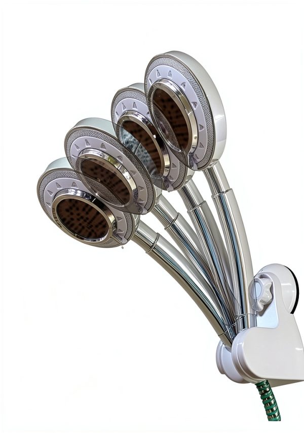 Pump&fix 45° Handheld Shower Head Holder Heunghwa Suction Wall Mount-3