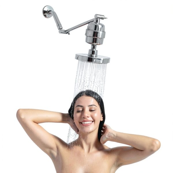 SparkPod 11" Solid Brass Shower Head Extension Arm - Flexible Height & Angle Adjustable Shower Arm Extension for Rain Showerheads with Sturdy Lock - Universal Pipe Connection (Luxury Polished Chrome)-3