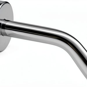 NearMoon Shower Arm with Flange, Made of 304 Stainless Steel Shower Extension Extender Pipe, Wall-Mounted for Fixed Bathroom Showerhead, Never Rust (6 Inch, Chrome Finish)-0