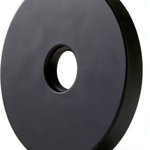 OFFO Extra Large Shower Arm Flange 3.5" in Outer Diameter Replacement Shower Head Arm Escutcheon Plate Suitable for Most Brands Shower Head Arms, Matte Black-0