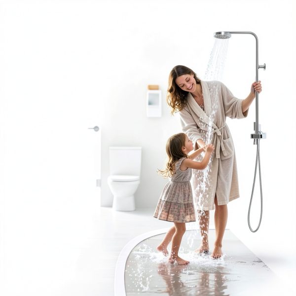 Shower Threshold Water Dam Guard by Hzetuu - Self-Adhesive Silicone-1